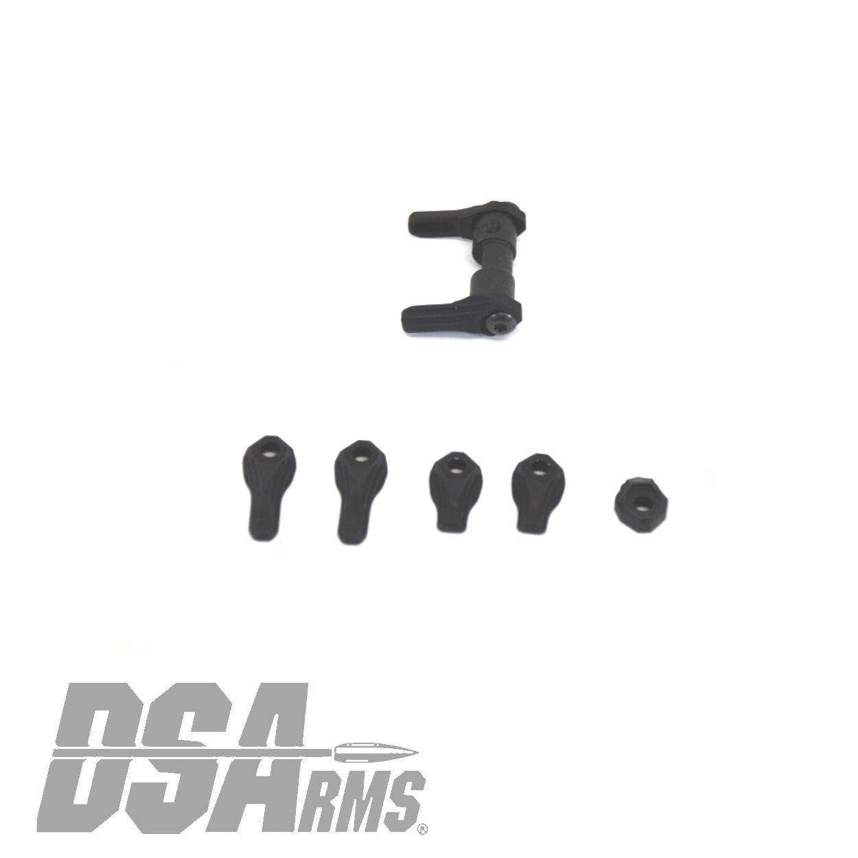 Knight's Armament Company AR15 Ambidextrous Safety Selector - Semi Auto - Black - Image 3