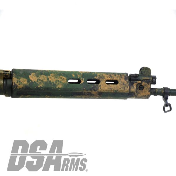 DSA SA58 18" PARA Bush Tracker Rifle - Traditional Profile Barrel - Side Folding Stock - Custom Camo Finish - Image 4