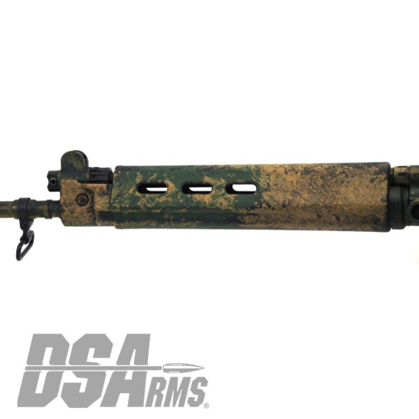 DSA SA58 18" PARA Bush Tracker Rifle - Traditional Profile Barrel - Side Folding Stock - Custom Camo Finish - Image 8