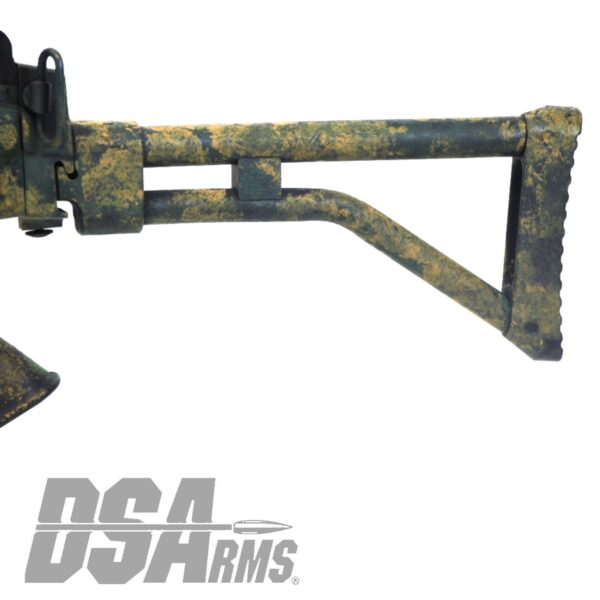 DSA SA58 18" PARA Bush Tracker Rifle - Traditional Profile Barrel - Side Folding Stock - Custom Camo Finish - Image 10