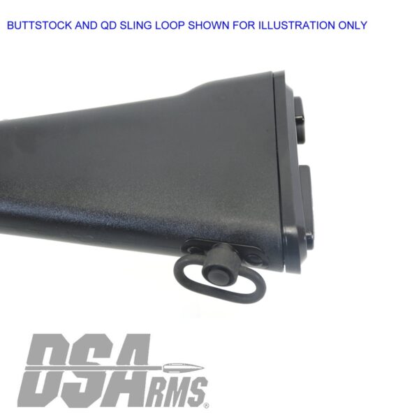 DS Arms SA58 FAL QD Sling Mount Plate for Metric Pattern Buttstock - Image 3