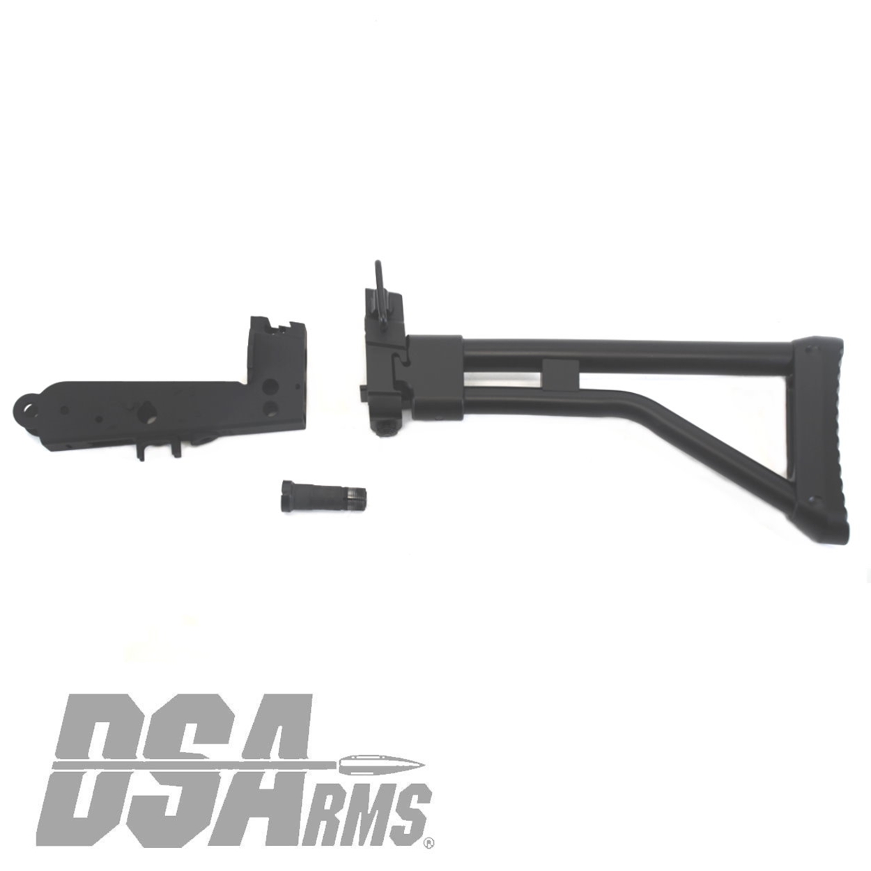 DS Arms SA58 FAL Pistol Conversion Kit - PARA Lower Trigger Frame - PARA Stock - Hinge Block Connecting Bolt