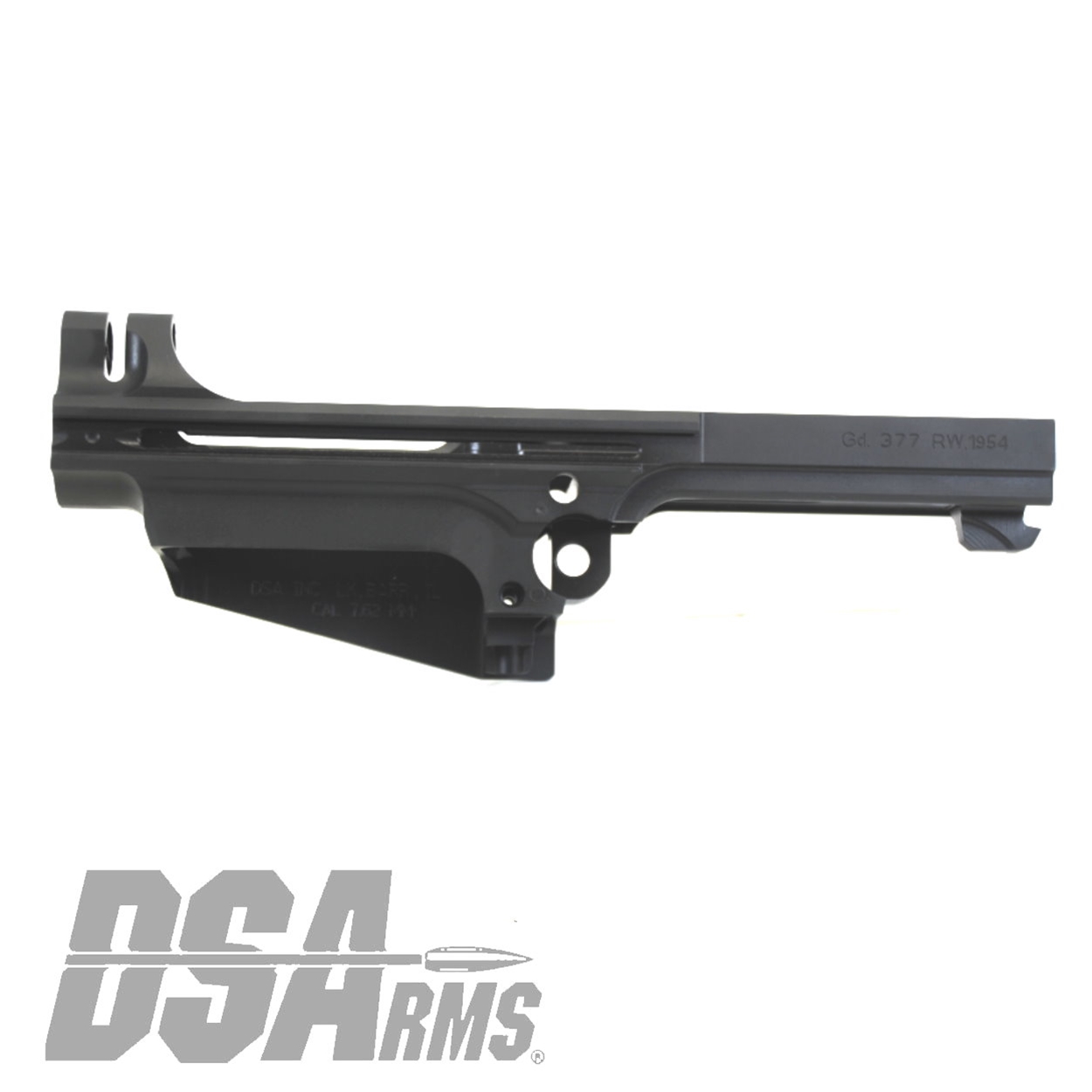 DSA SA58 FN Herstal Forging Model RW.1954 Gendarmerie Marked Stripped Semi Auto FORGED FAL Receiver - Type 1 Carry Handle Cut - 7.62 MM - Image 2