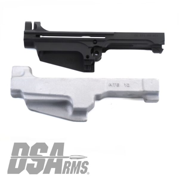 DSA SA58 FN Herstal Forging Model RW.1954 Gendarmerie Marked Stripped Semi Auto FORGED FAL Receiver - Type 2 Carry Handle Cut - 7.62 MM - Image 7