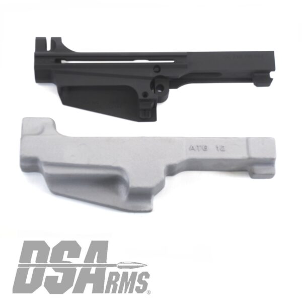 DSA SA58 FN Herstal Forging Model RW.1954 Gendarmerie Marked Stripped Semi Auto FORGED FAL Receiver - Type 3 Carry Handle Cut - 7.62 MM DSA SA58 FN Herstal Forging Model RW.1954 Gendarmerie Marked Stripped Semi Auto FORGED FAL Receiver - Type 3 Carry Handle Cut - 7.62 MM - Image 6