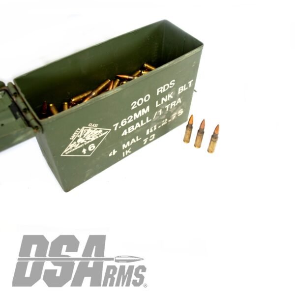 FN Production 7.62x51mm NATO Ammunition - Un-Belted, Loose - 200 Round Can - Image 3
