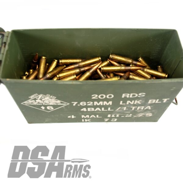 FN Production 7.62x51mm NATO Ammunition - Un-Belted, Loose - 200 Round Can - Image 4
