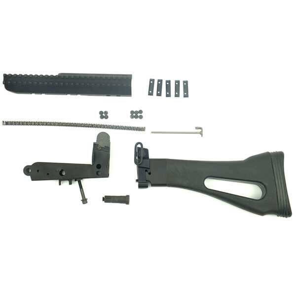 DSA FAL SA58 PARA Conversion Kit - Includes X-Series Side Folding PARA Stock, Lower Trigger Frame, PARA Carrier, Standard PARA Scope Mount, Springs and PARA Sight, No Internals - Image 3