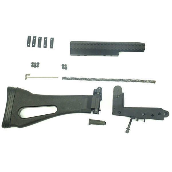 DSA FAL SA58 PARA Conversion Kit - Includes X-Series Side Folding PARA Stock, Lower Trigger Frame, PARA Carrier, Standard PARA Scope Mount, Springs and PARA Sight, No Internals