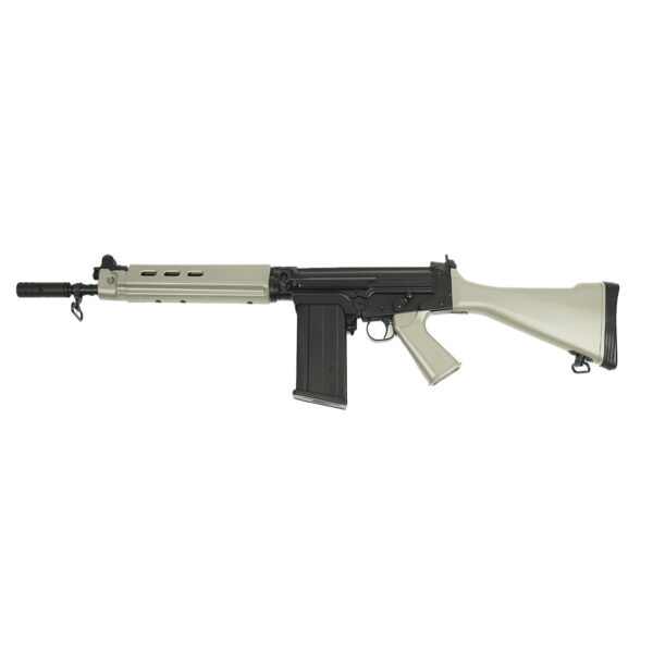 DS Arms SA58 FAL 16" Traditional Profile Barrel, 7.62x51mm Fixed Stock Rifle, Flat Dark Earth Furniture