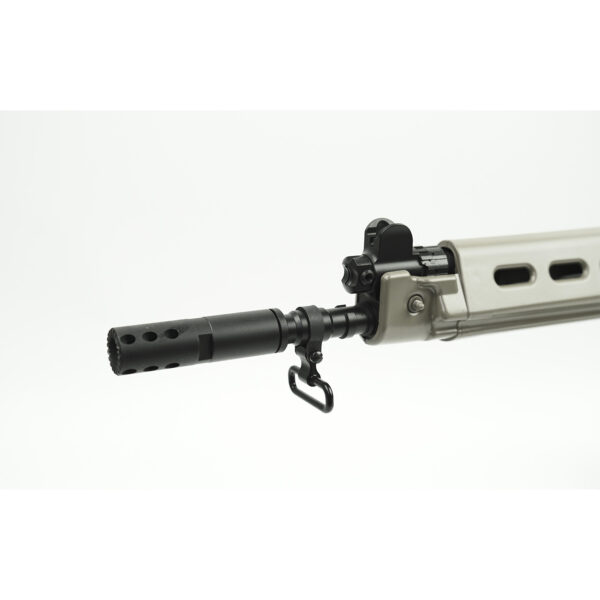 DS Arms SA58 FAL 16" Traditional Profile Barrel, 7.62x51mm Fixed Stock Rifle, Flat Dark Earth Furniture - Image 7