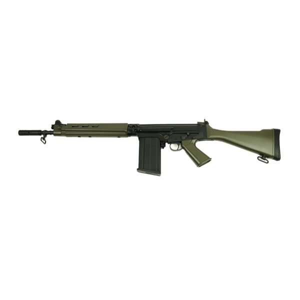 DS Arms SA58 FAL 16" Traditional Profile Barrel, 7.62x51mm Fixed Stock Rifle, OD Green Furniture