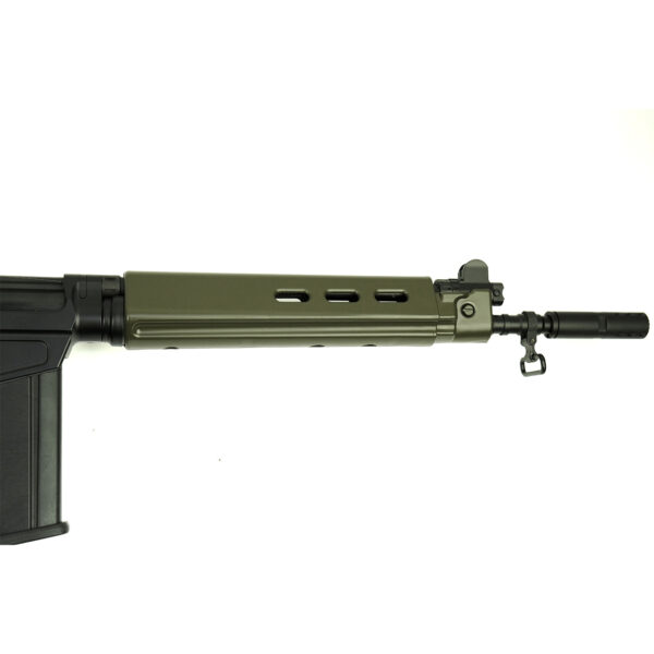 DS Arms SA58 FAL 16" Traditional Profile Barrel, 7.62x51mm Fixed Stock Rifle, OD Green Furniture - Image 9
