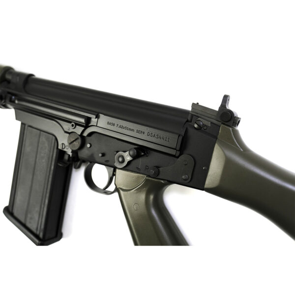 DS Arms SA58 FAL 16" Traditional Profile Barrel, 7.62x51mm Fixed Stock Rifle, OD Green Furniture - Image 14