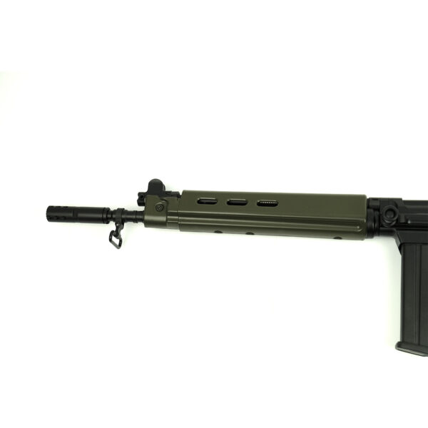 DS Arms SA58 FAL 16" Traditional Profile Barrel, 7.62x51mm Fixed Stock Rifle, OD Green Furniture - Image 4