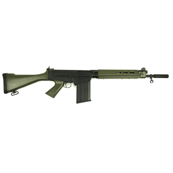 DS Arms SA58 FAL 16" Traditional Profile Barrel, 7.62x51mm Fixed Stock Rifle, OD Green Furniture - Image 6