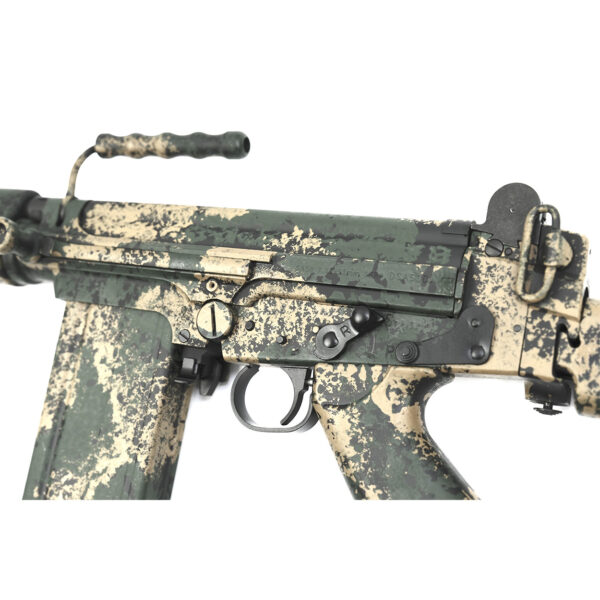 DS Arms SA58 FAL 16" Kommando Carbine Custom Profile Barrel, 7.62x51mm PARA Stock Rifle - Custom Camo Bush Tracker Finish - Image 3