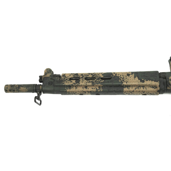 DS Arms SA58 FAL 16" Kommando Carbine Custom Profile Barrel, 7.62x51mm PARA Stock Rifle - Custom Camo Bush Tracker Finish - Image 2
