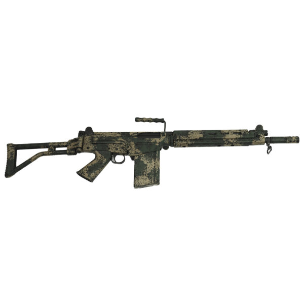 DS Arms SA58 FAL 16" Kommando Carbine Custom Profile Barrel, 7.62x51mm PARA Stock Rifle - Custom Camo Bush Tracker Finish
