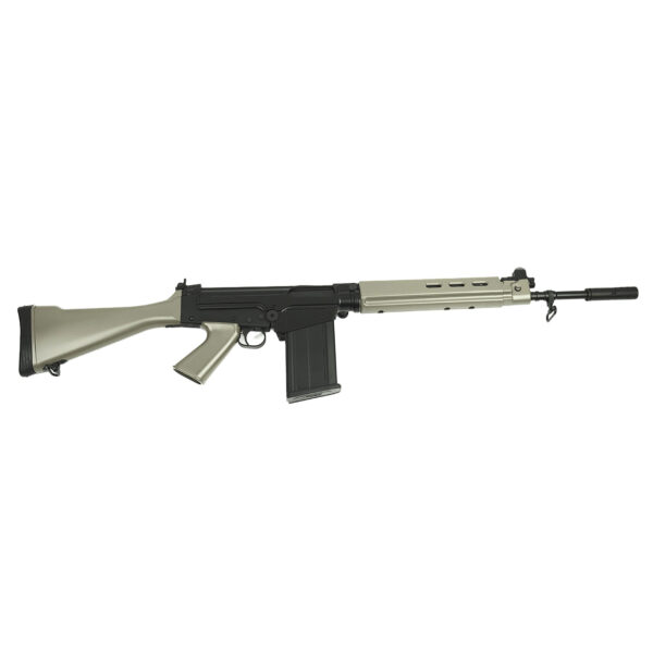 DS Arms SA58 FAL 16" Traditional Profile Barrel, 7.62x51mm Fixed Stock Rifle, Flat Dark Earth Furniture - Image 2
