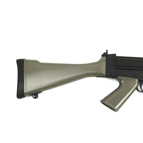 DS Arms SA58 FAL 16" Traditional Profile Barrel, 7.62x51mm Fixed Stock Rifle, Flat Dark Earth Furniture - Image 3
