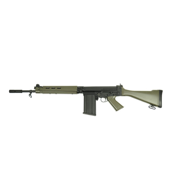 DS Arms SA58 FAL 18" Traditional Profile Barrel, 7.62x51mm Fixed Stock Rifle, OD Green Furniture