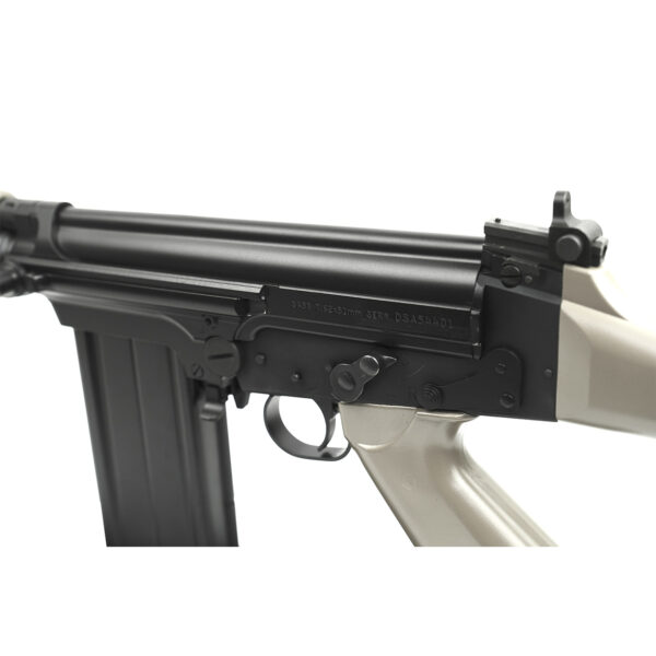 DS Arms SA58 FAL 21" Traditional Profile Barrel, 7.62x51mm Fixed Stock Rifle, Flat Dark Earth Furniture - Image 6