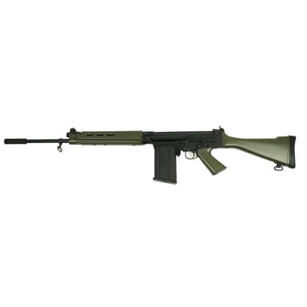 DS Arms SA58 FAL 21" Traditional Profile Barrel, 7.62x51mm Fixed Stock Rifle, OD Green Furniture - Image 11