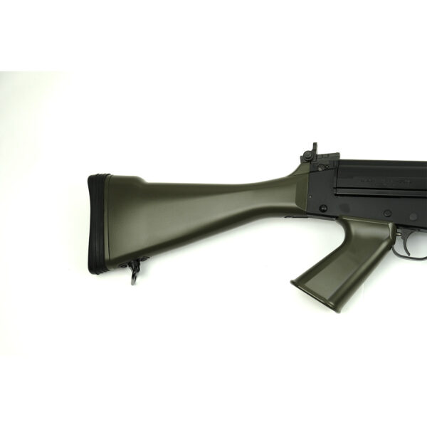 DS Arms SA58 FAL 21" Traditional Profile Barrel, 7.62x51mm Fixed Stock Rifle, OD Green Furniture - Image 4