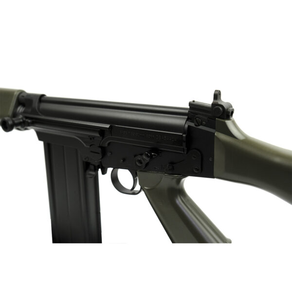 DS Arms SA58 FAL 21" Traditional Profile Barrel, 7.62x51mm Fixed Stock Rifle, OD Green Furniture - Image 2