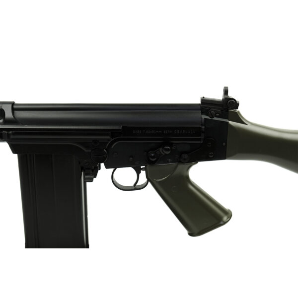 DS Arms SA58 FAL 21" Traditional Profile Barrel, 7.62x51mm Fixed Stock Rifle, OD Green Furniture - Image 3