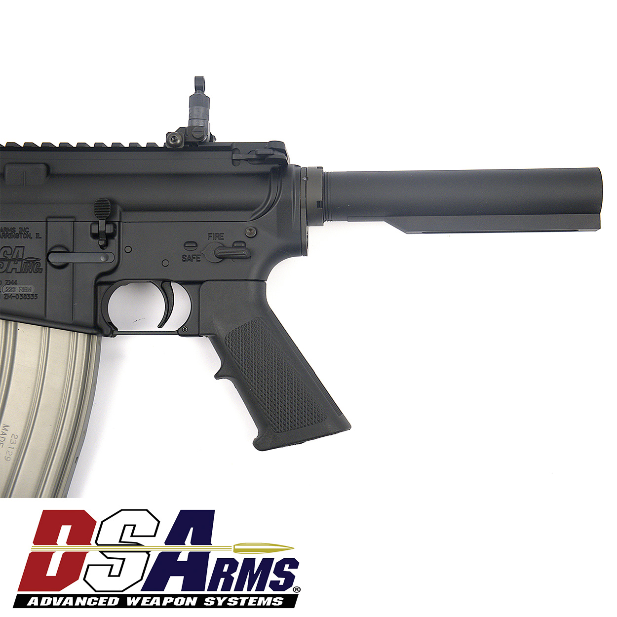 DSA ZM4 AR15 MK18 Clone Pistol - Daniel Defense Handguard - Knight's Armament Sights - Image 4
