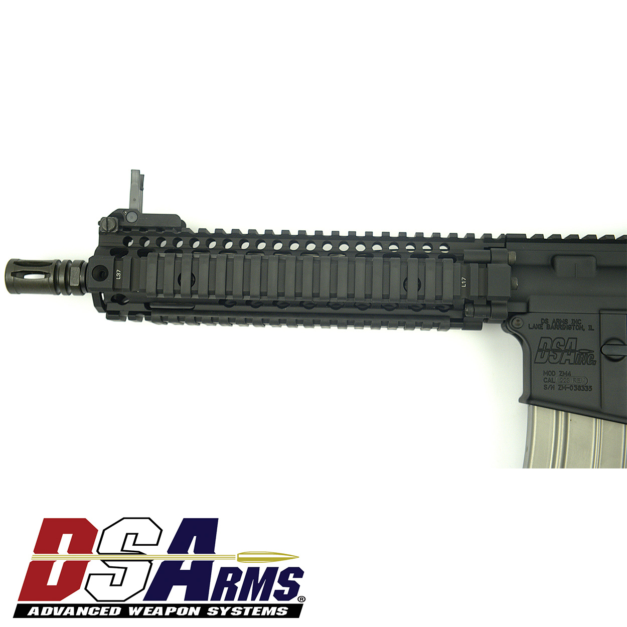 DSA ZM4 AR15 MK18 Clone Pistol - Daniel Defense Handguard - Knight's Armament Sights - Image 6