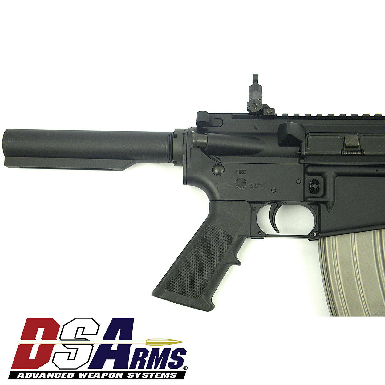 DSA ZM4 AR15 MK18 Clone Pistol - Daniel Defense Handguard - Knight's Armament Sights - Image 5
