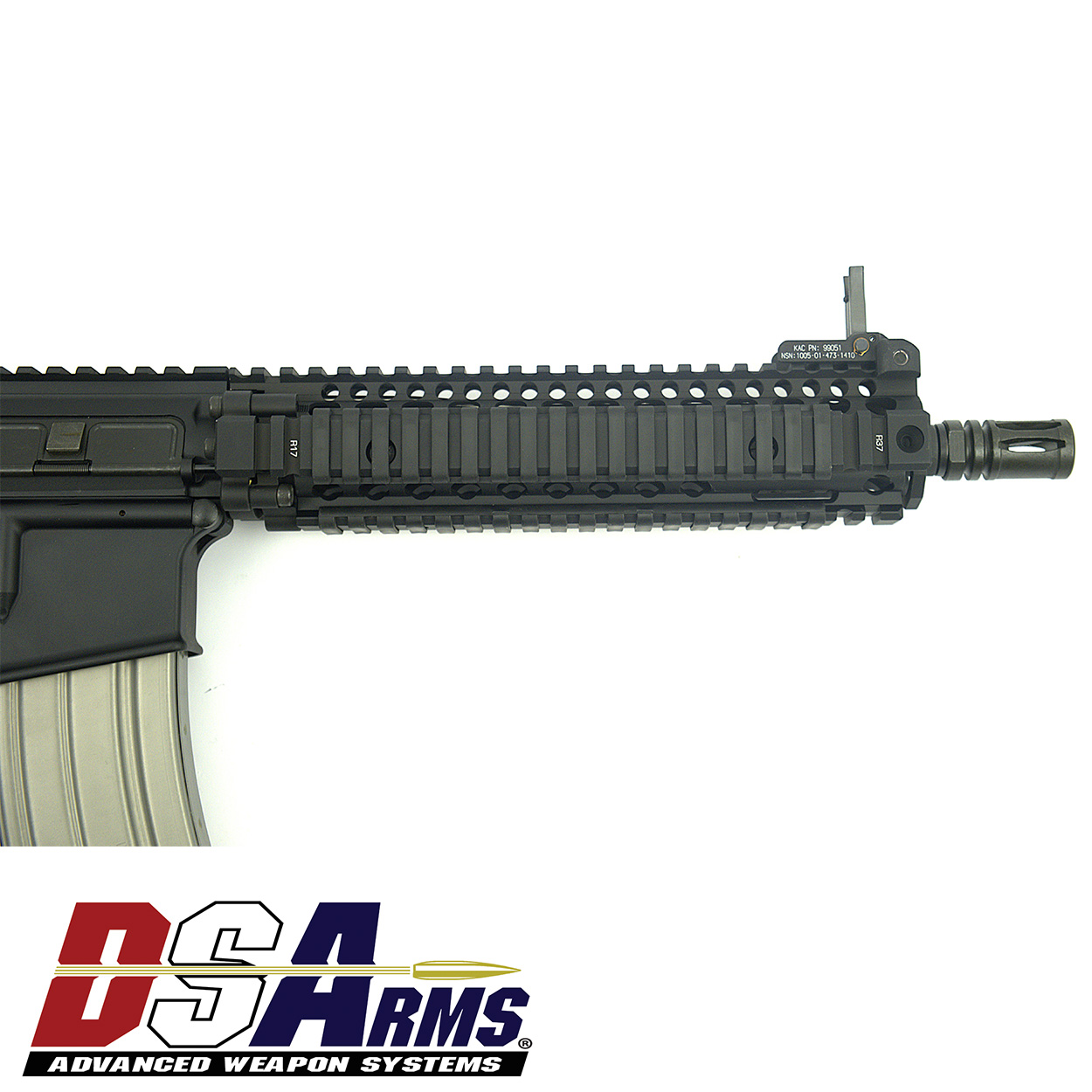 DSA ZM4 AR15 MK18 Clone Pistol - Daniel Defense Handguard - Knight's Armament Sights - Image 9