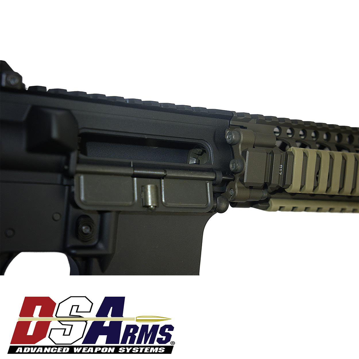 DSA ZM4 AR15 MK18 Clone Pistol - Daniel Defense FDE Handguard - Knight's Armament Sights - Image 4